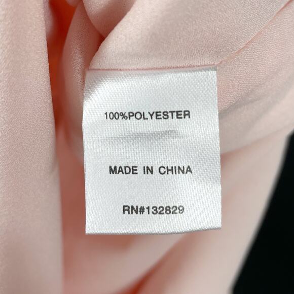 Superdown Billie Drape Midi Dress Satin Pink Slip Criss Cross Back Sz XS‎ - Picture 14 of 14